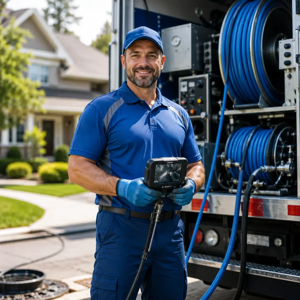 Local outdoor drain cleaning specialists in Lapeer, MI